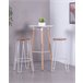 Taburete industrial en madera de fresno  - Lisbon Blanco