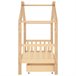Estructura De Cama Infantil 166x87 Marron