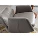 ANGEL CERDA Sillón giratorio reclinable piel gris oscuro ANGEL CERDA Sillón giratorio reclinable piel gris oscuro Gris
