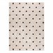 Alfombra FLUFFY 2370 shaggy puntos 140x190 Crema