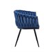 Silla Widny Black Terciopelo Azul