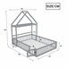 Camas infantiles 154x205 Gris