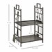 Soporte para Leña Metal Outsunny, hogar - climatización Negro