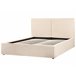 Beliani Cama con almacenaje Bouclé MOISSAC 177x224 Beige