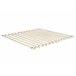 Beliani Cama con somier Poliéster ROISEL 181x226 Crema