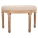 Banqueta de madera Beige