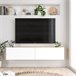 Mueble tv WALLY Blanco/ Madera