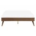 Beliani Cama con somier MDF BERRIC 148x202 Marron