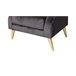 Sillón FLORENCIA decorativo color negro Negro