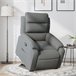 Sillón Elevable Reclinable Gris Oscuro