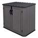 Armario exterior ultrarresistente c/tapa abatible Lifetime Gris Oscuro
