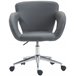 Silla de oficina - Edison - Simil cuero Gris