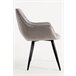 Silla Kres Terciopelo Gris