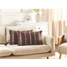 Beliani Cojín decorativo CRODYLINE 35x60 Marron
