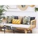 Beliani Cojín decorativo TAGETES Multicolor