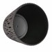 2x Maceta redonda de plastico Sandy Round Gris