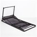 Aktive Mesa plegable camping ajustable en altura y antideslizante Negro