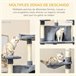 Árbol Rascador para Gatos Aglomerado de Madera, Sisal y Felpa Gris