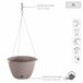 2x Maceta redonda colgante 3L Prosperplast Splofy Marron Claro