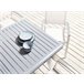 Beliani Conjunto de comedor PERETA Gris Claro