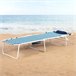 Aktive Tumbona plegable de playa reclinable en 4 posiciones Azul