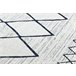 Alfombra de cuerda sisal COLOR 47272/396 Rombos Cuadrados 200x290 Blanco/ Gris