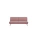Sofá cama ROSI 3 plazas color rosa Rosa