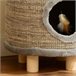 Casa para Gatos Aglomerado de Madera, Felpa PawHut Casa para Gatos Aglomerado de Madera, Felpa PawHut Gris