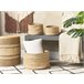Beliani Estante de baño pequeño KAHU Natural