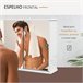 Armario con Espejo MDF, Vidrio kleankin, hogar - baño Blanco