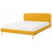 Beliani Cama Terciopelo FLAYAT 193x215 Beliani Cama Terciopelo FLAYAT 193x215 Amarillo