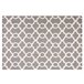 Beliani Alfombra de pelo corto ZILE 140x200 Gris Claro