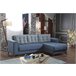 Chaise longue reversible con cama ELZA Azul