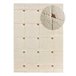 Alfombra shaggy geométrica con relieve BRENDA - ATTICGO 160x230 Cobre