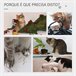 Árbol para Gatos Aglomerado de Madera, Felpa y Yute PawHut Gris