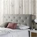 Cabecero tapizado Milan Gris 140 Gris