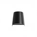 FORLIGHT Prisma - Aplique de Pared Exterior GU10 Luz Hacia Abajo Negro