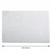 Alfombra De Baño Msv "Chenille" 60x40 Blanco