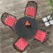 Cojines para Sillas Tela de Hilo Teñido Outsunny Rojo
