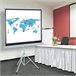Pantalla de Proyector plástico, metal HOMCOM Blanco