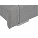 Beliani Cama de agua Piel NANTES 188x237 Gris Claro