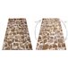 Alfombra MEFE moderna 6184 Pavimentación ladrillo Structural 120x170 Gris