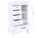 Aparador cajones estantes 4402197 Blanco/ Beige