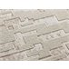 Alfombra abstracta con relieve BARESA - ATTICGO 200x290 Blanco/ Beige