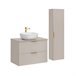 Conjunto mueble lavabo individual y columna Adriel Beige