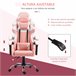 Silla Gaming PVC, Espuma, PP, Metal Vinsetto Negro