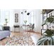 Alfombra Estructural BOTANIC 65239 flores 117x170 Beige