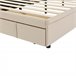 Cama con cajones 200x140 Beige