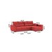 Chaise longue ARGOS Rojo