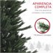 Árbol de Navidad Plástico, Acero HOMCOM, hogar - decoración Verde